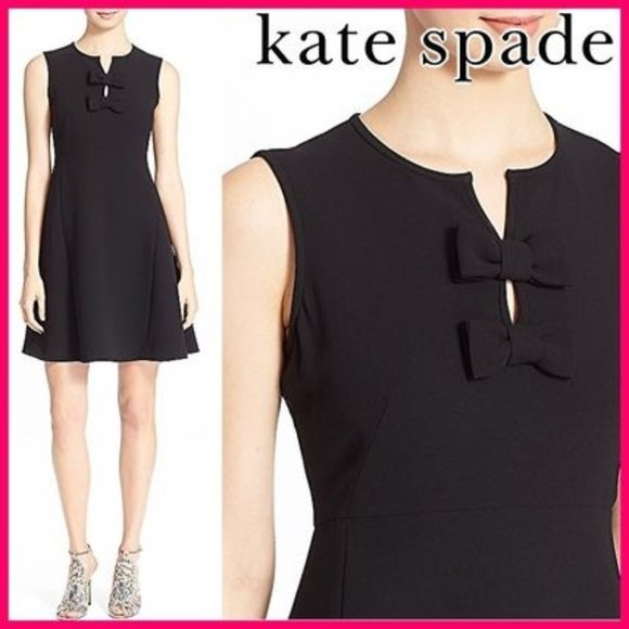 Kate Spade Go Fly A Kite Little Black Dress LBD Sz 6 NWOT - Picture 1 of 10